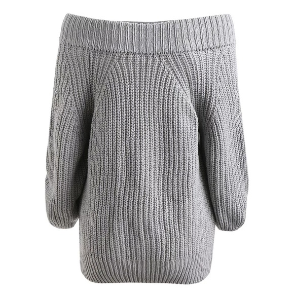 New with tags bare shoulders spring sweater - Picture 2 of 4